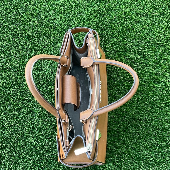 Michael Kors Tan Satchel with Silver Accents - Picture 4 of 6